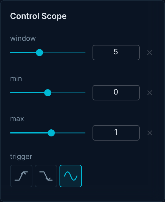 control-scope inspector panel