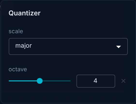 quantizer inspector panel